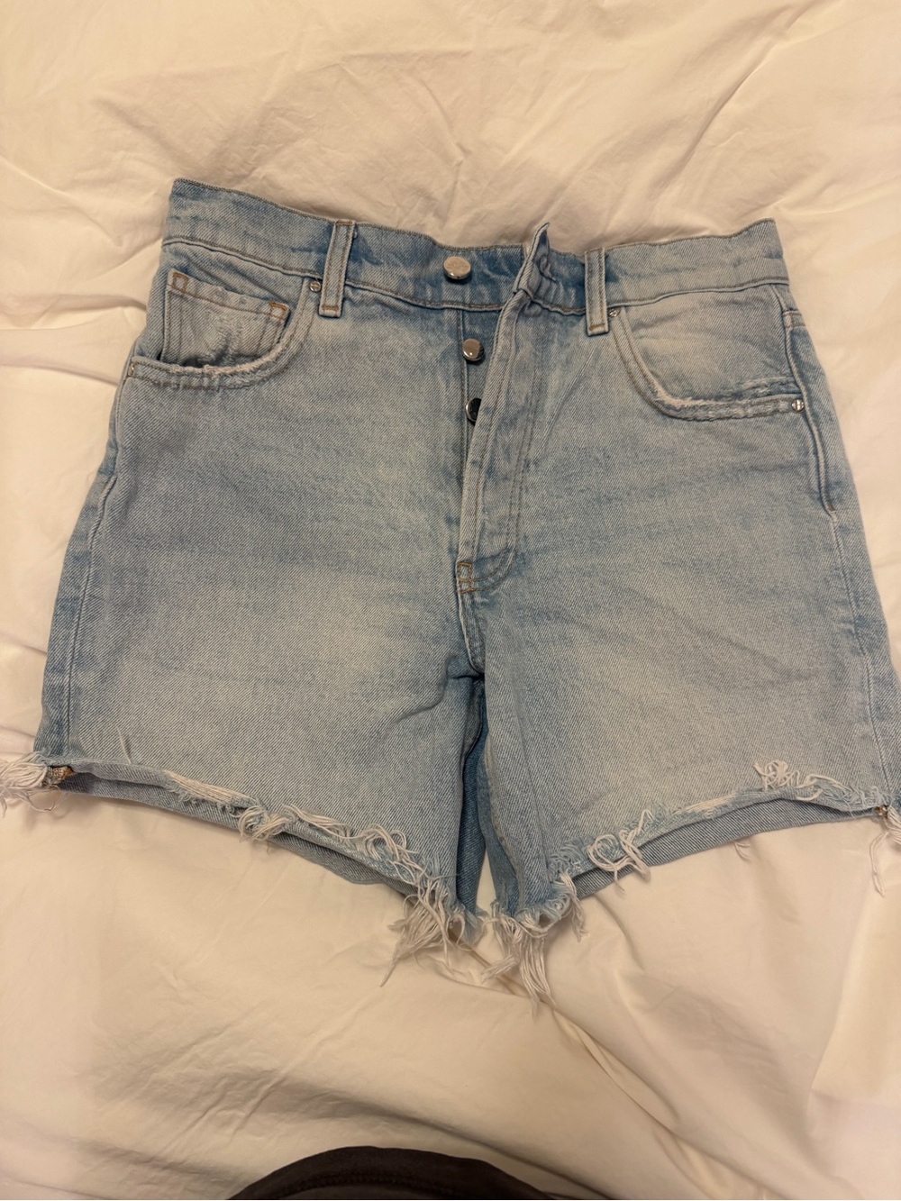 Anime bing Light Blue Women's Denim Shorts size 25
